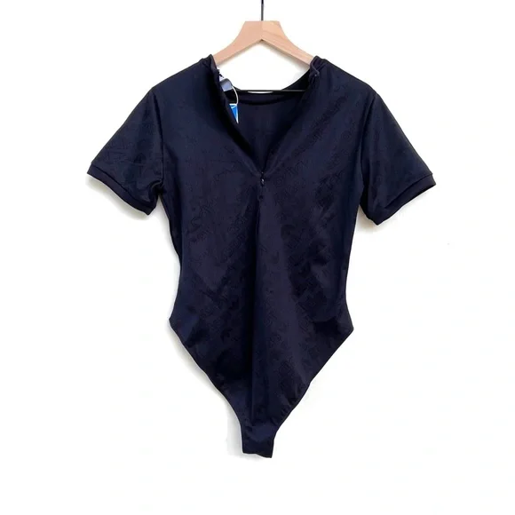 adidas Black Jacquard Bodysuit - Picture 13 of 14